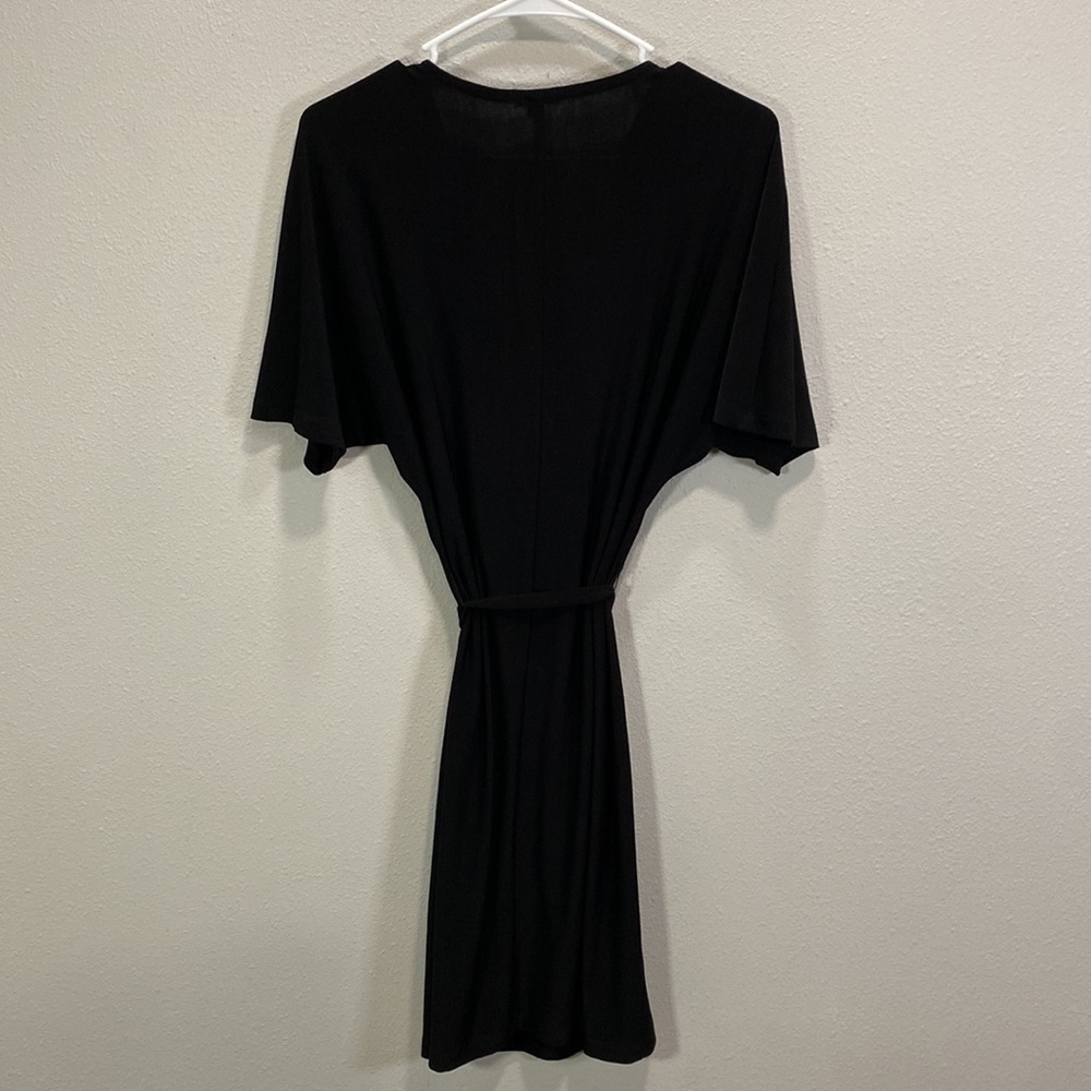 Komarov cowl neck dress black mini lagenlook - Picture 5 of 8